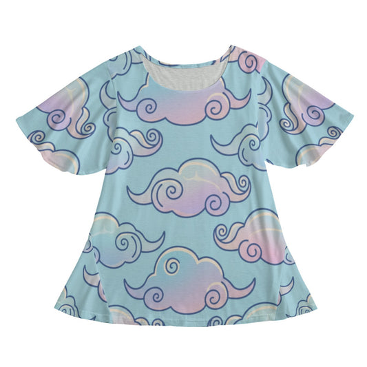 Women's Round Neck T-shirt With Short Sleeve