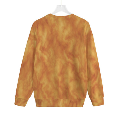 Unisex Drop-shoulder Knitted Fleece Sweater - view 2
