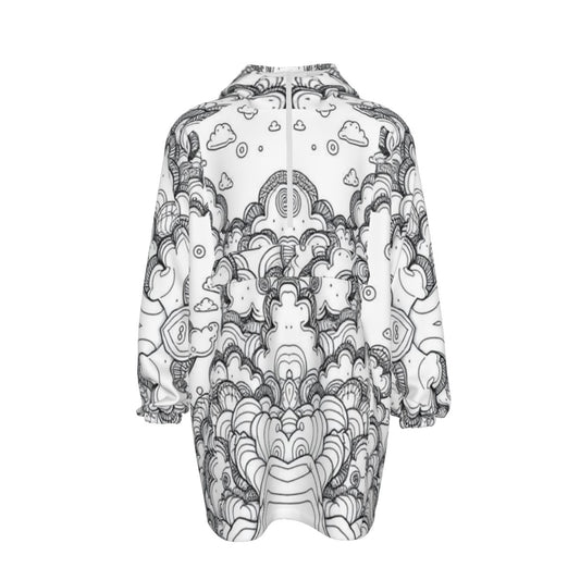 Unisex Windbreaker Long Jacket