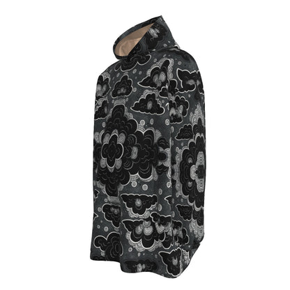 Unisex Sherpa Fleece Hoodie Blanket