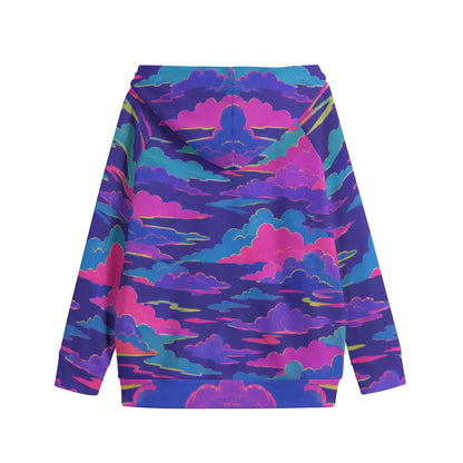 Kid's Zip Up Raglan Sleeve Hoodie | 310GSM Cotton