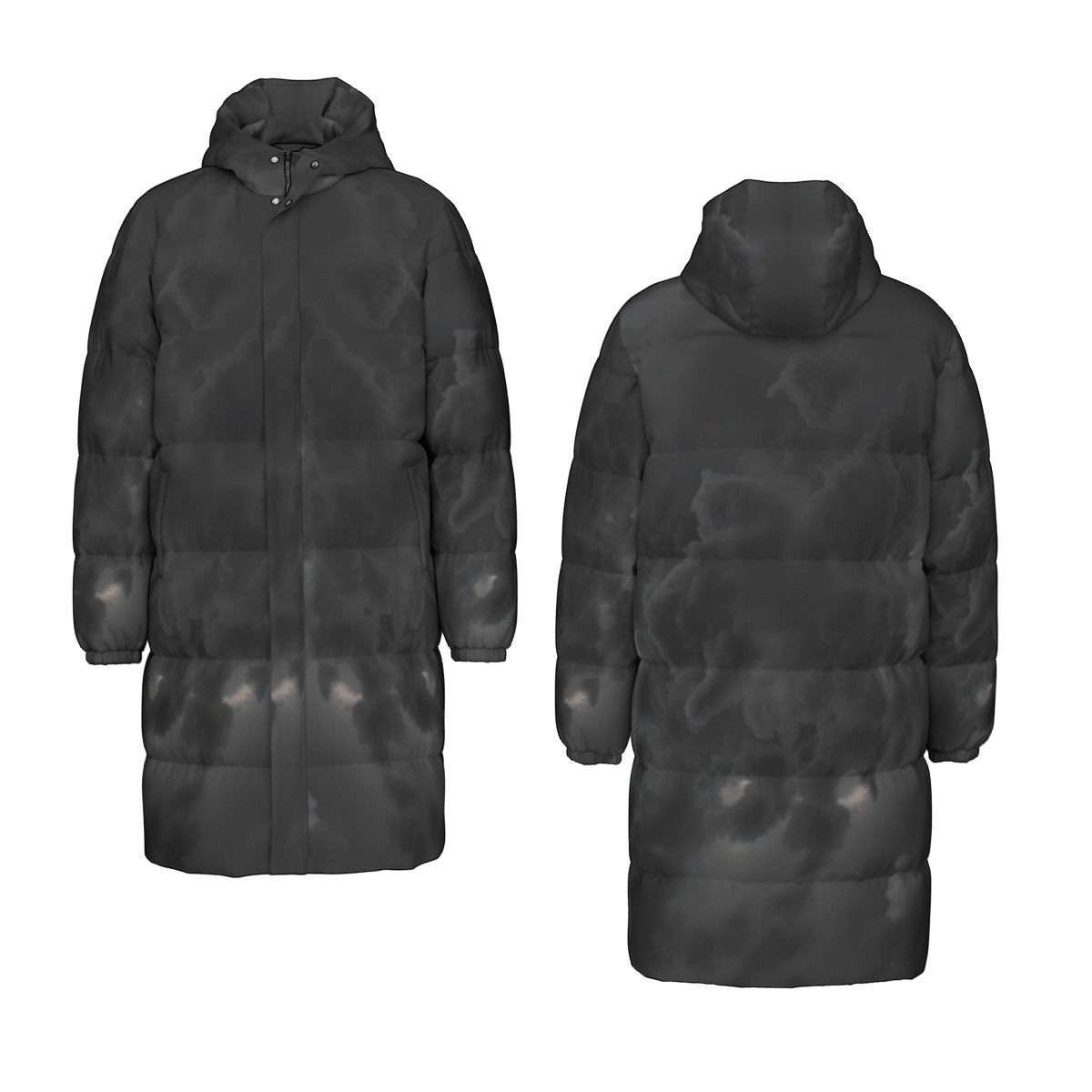 Unisex Long Down Jacket