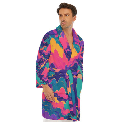 Men's Borg Fleece Robe by O’Nimbus – view 2