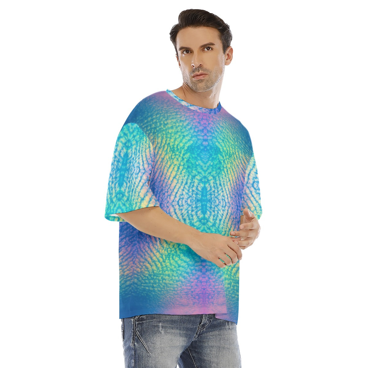 Men's Drop Shoulder T-shirt With Short Sleeve