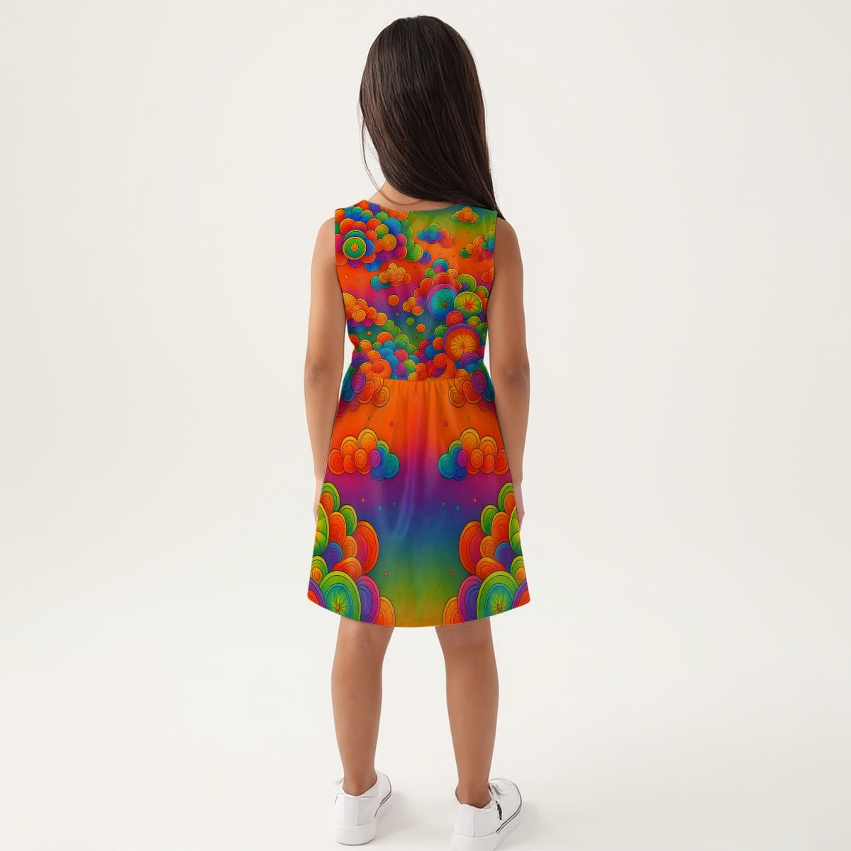 Unisex Girls Sleeveless A-Line Dress