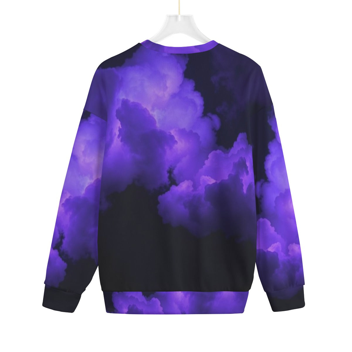 Unisex Drop-shoulder Knitted Fleece Sweater - view 2