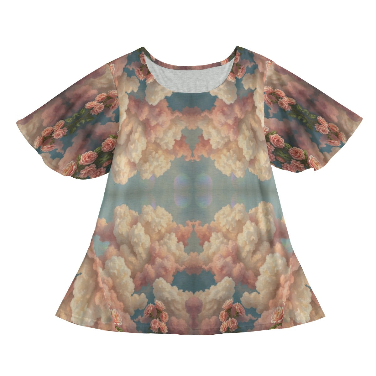 Women's Round Neck T-shirt With Short Sleeve