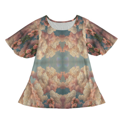 Women's Round Neck T-shirt With Short Sleeve