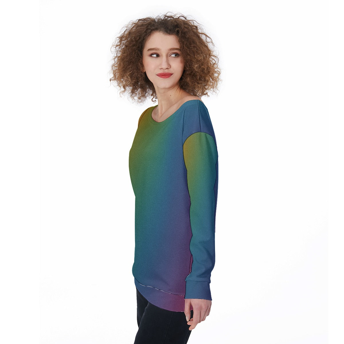 Women's Off-Shoulder Sweatshirt