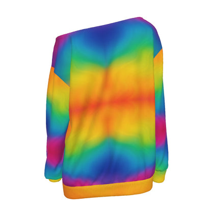 Women's Off-Shoulder Sweatshirt