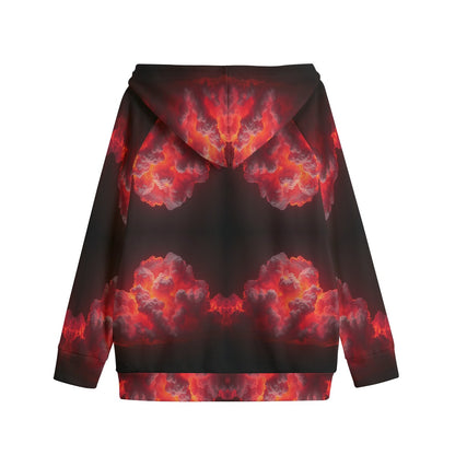 Unisex Kid's Zip Up Raglan Sleeve Hoodie | 310GSM Cotton