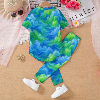 Kids' Casual Top and Pants Set