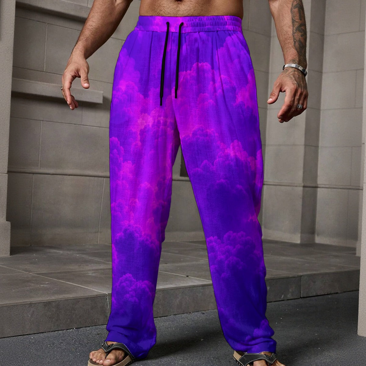 Men's Loose Casual Pants With Pocket