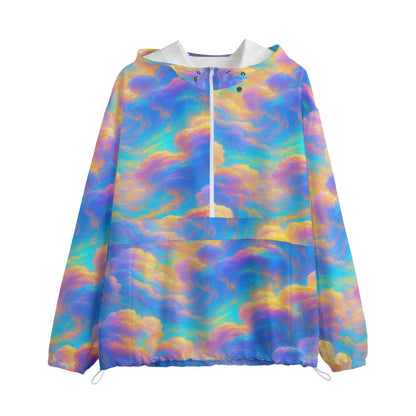 Unisex Pullover Jacket With Zipper Closure