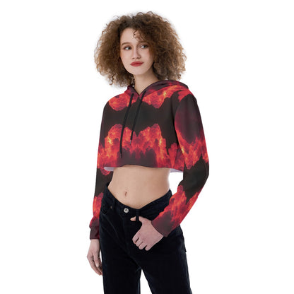 Women's Crop Top Hoodie