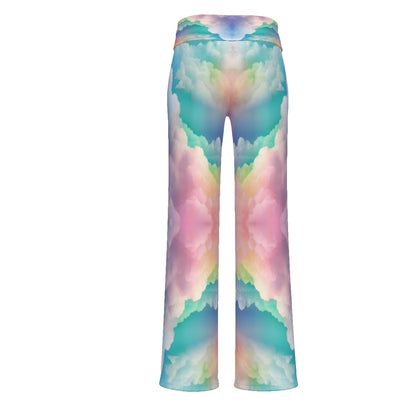 Women's High-waisted Straight-leg Trousers