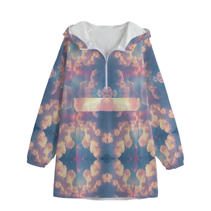 Unisex Windbreaker Long Jacket