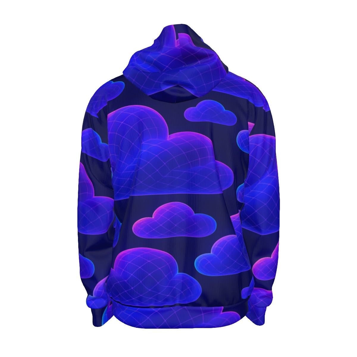 Unisex Zipper Hoodie With Black Lining