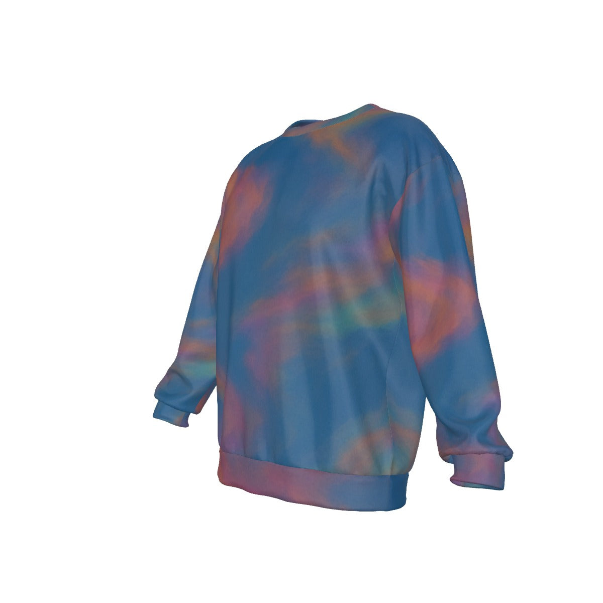 Men's Drop Shoulder Round Neck Long-Sleeved Sweatshirt