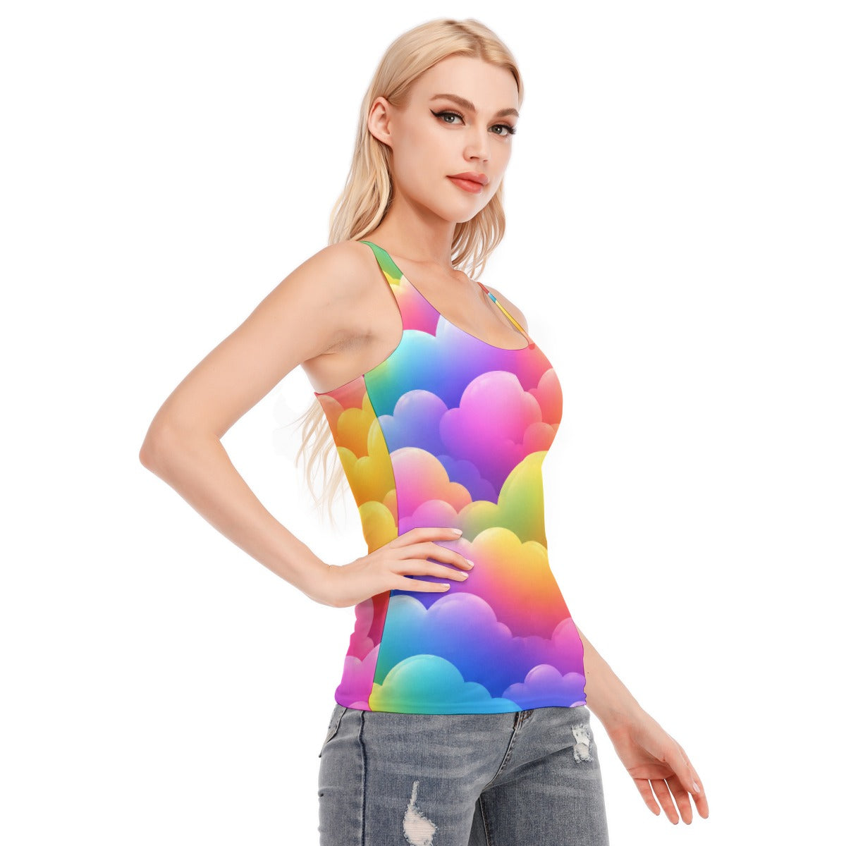 Women's Racer Vest | 190GSM Cotton