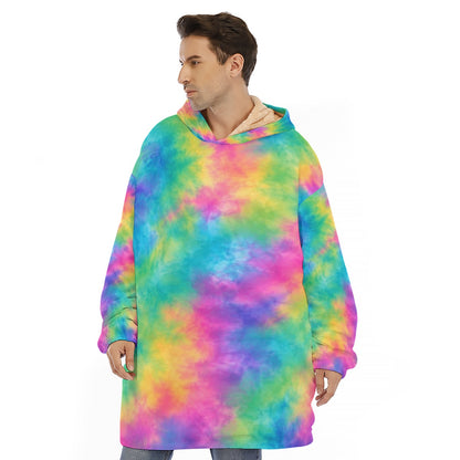 Unisex Sherpa-Fleece Hoodie Blanket - view 1