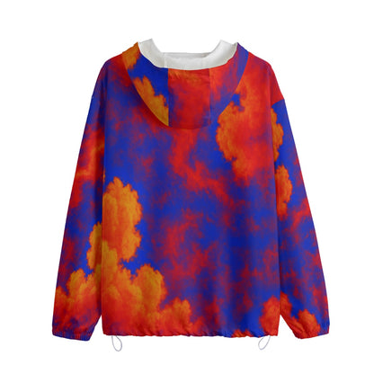 Unisex Pullover Jacket With Zipper Closure