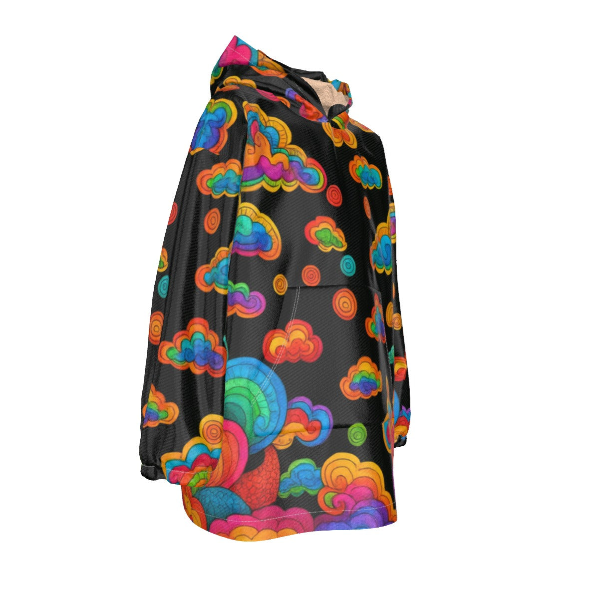 Unisex Kid's Sherpa Fleece Hoodie Blanket