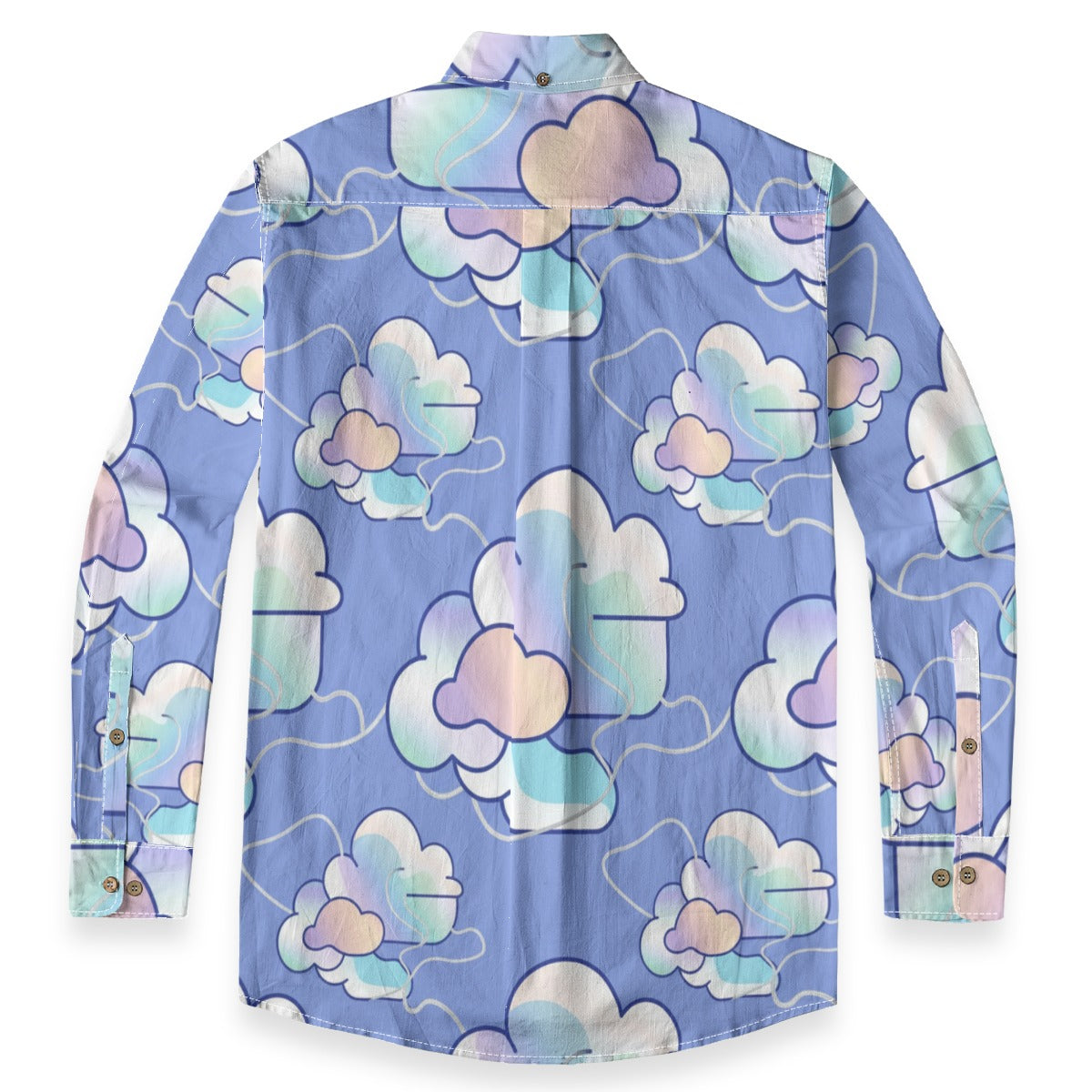 Men's Casual Lapel Long Sleeve Shirt|125GSM Cotton