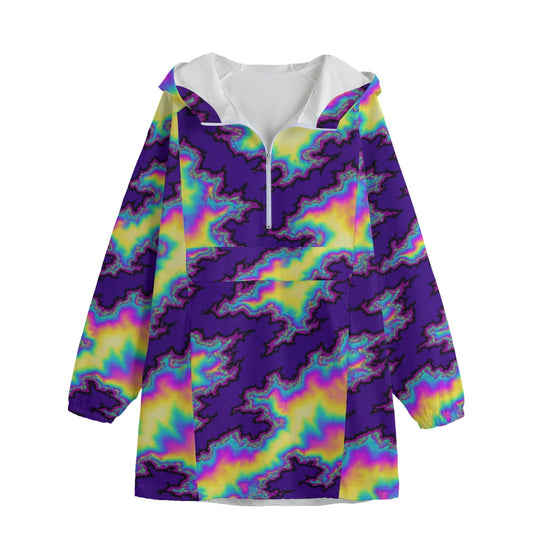Unisex Windbreaker Long Jacket