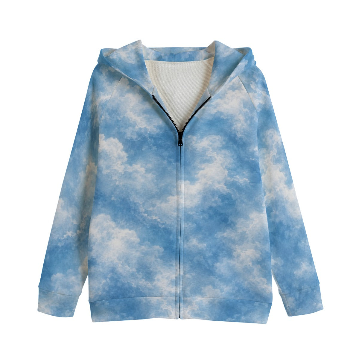 Children’s Zip-Up Raglan-Sleeve Hoodie | 310 GSM Cotton - view 1