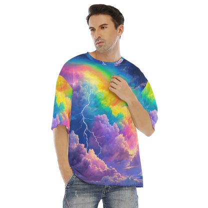 Men's Drop Shoulder T-shirt With Short Sleeve