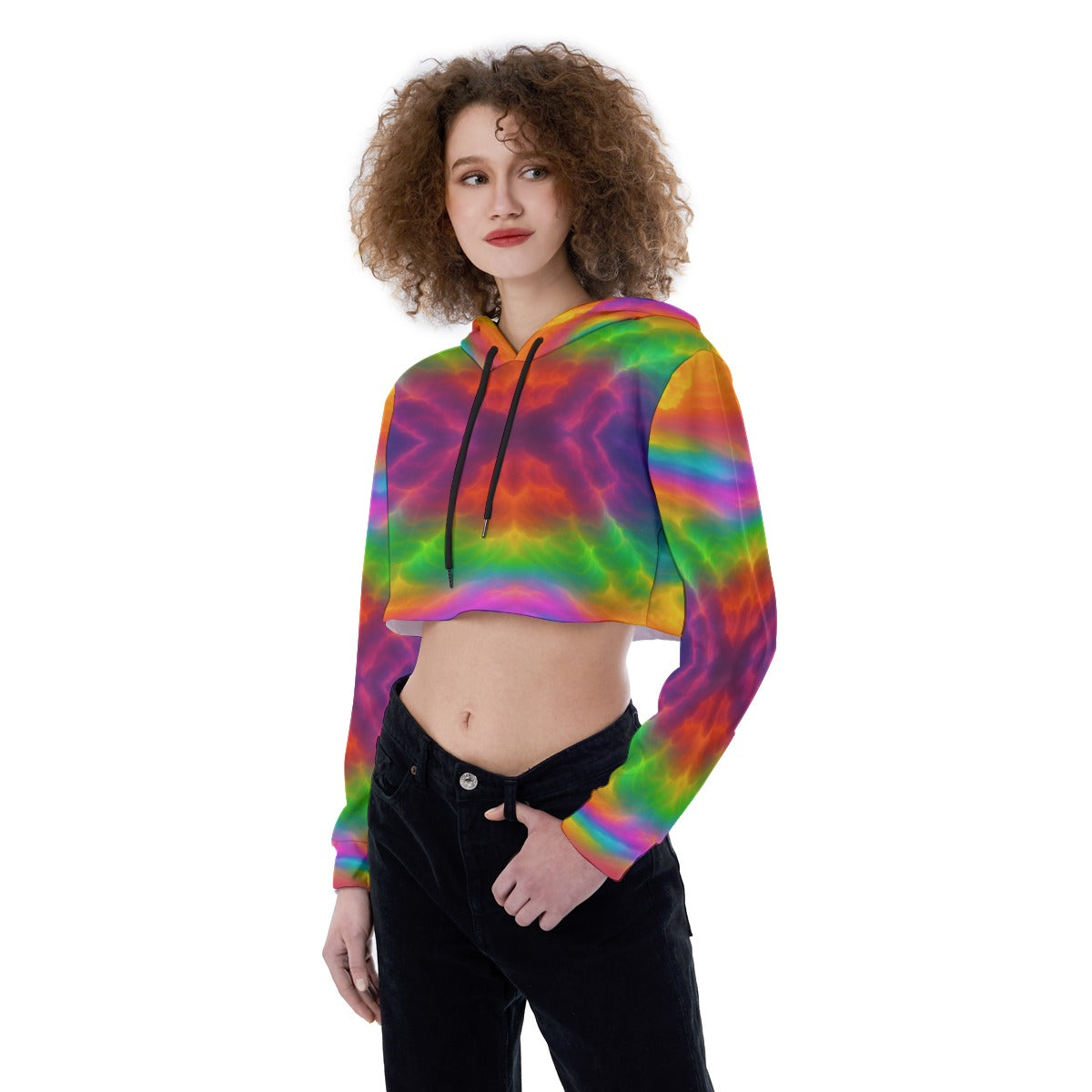 Women's Crop Top Hoodie