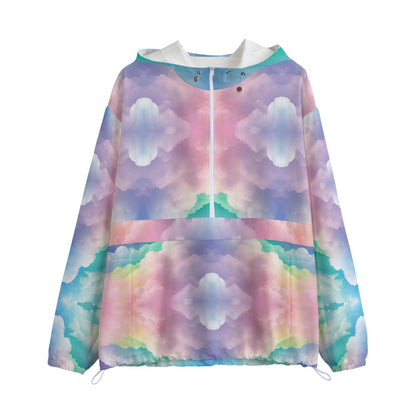 Unisex Pullover Jacket With Zipper Closure