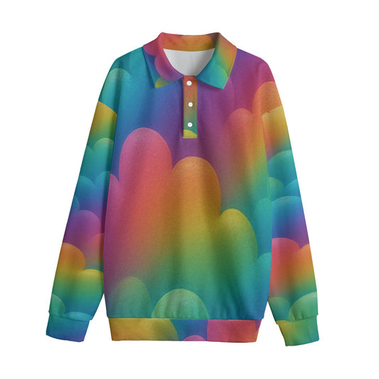 Unisex Lapel Collar Sweater