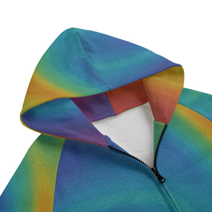 Unisex Kid's Zip Up Raglan Sleeve Hoodie | 310GSM Cotton