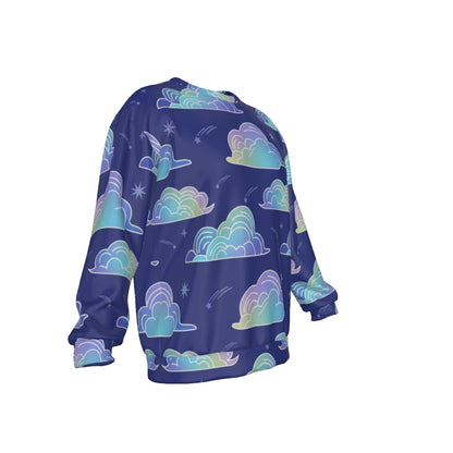 Men's Drop Shoulder Round Neck Long-Sleeved Sweatshirt