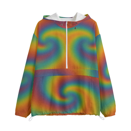 Unisex Pullover Jacket With Zipper Closure