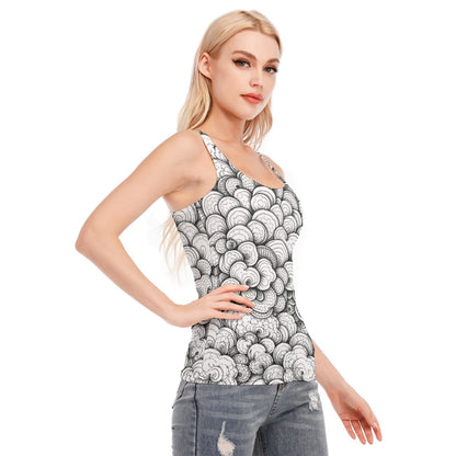 Women's Racer Vest | 190GSM Cotton