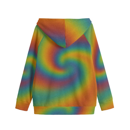 Unisex Kid's Zip Up Raglan Sleeve Hoodie | 310GSM Cotton