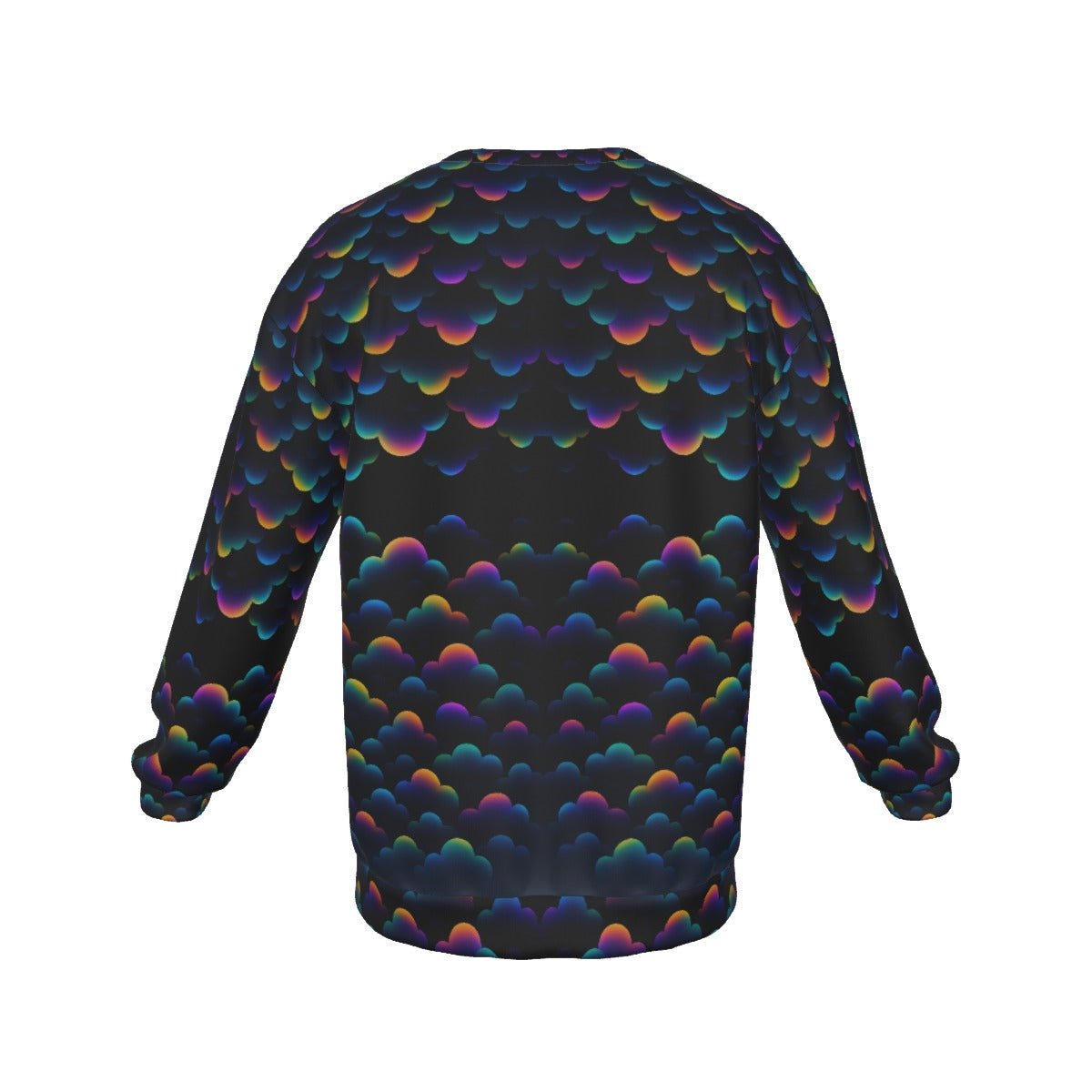 Men's Drop Shoulder Round Neck Long-Sleeved Sweatshirt