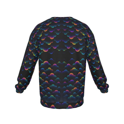 Men's Drop Shoulder Round Neck Long-Sleeved Sweatshirt