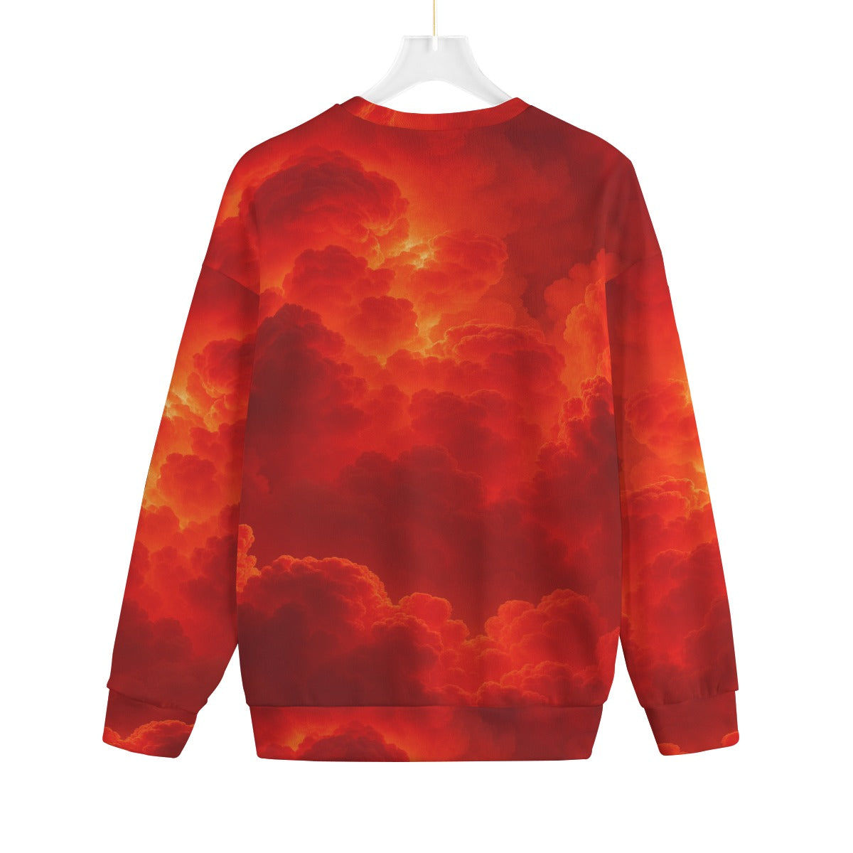 Unisex Drop-shoulder Knitted Fleece Sweater - view 2