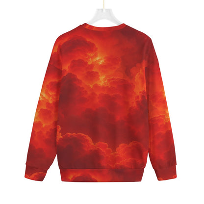 Unisex Drop-shoulder Knitted Fleece Sweater - view 2