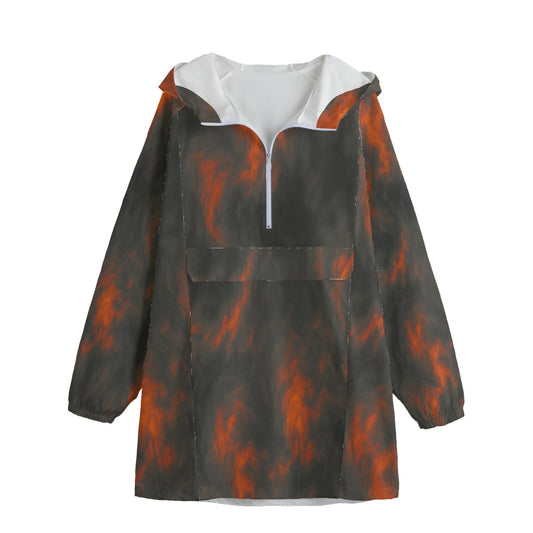 Unisex Windbreaker Long Jacket