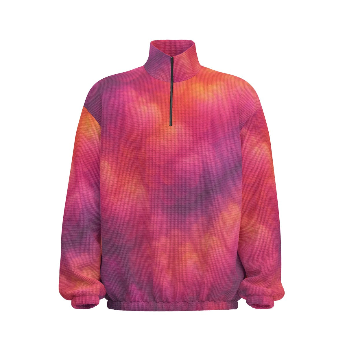 Unisex Turtleneck Zippered Sweatshirt