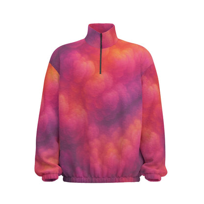 Unisex Turtleneck Zippered Sweatshirt