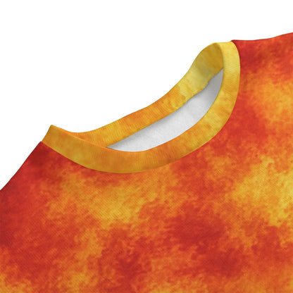 Unisex Drop-shoulder Knitted Fleece Sweater - view 3