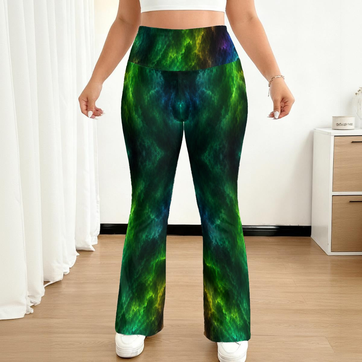 All-over print Women's Flare Yoga Pants