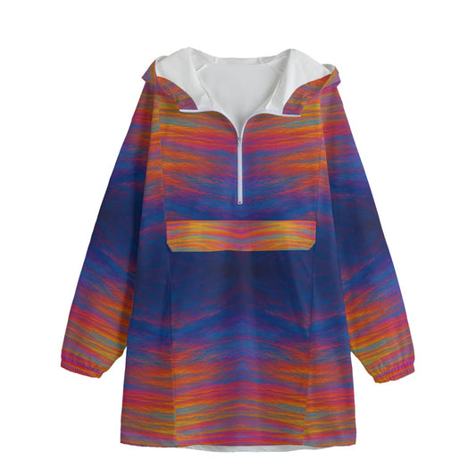 Unisex Windbreaker Long Jacket