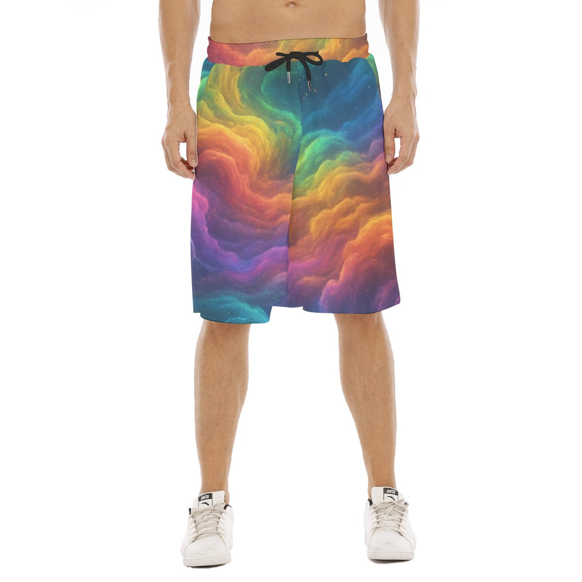 Men's Tether Loose Shorts With Pocket